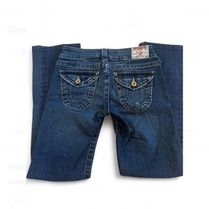 True Religion Dark Blue Boot Cut Jeans